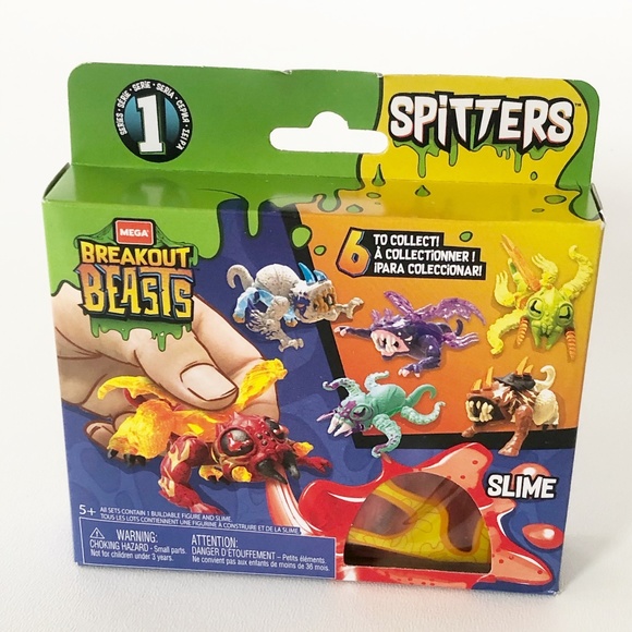 Mega Construx Other - Mega Breakout Beasts Monsters Series 1 Spitters LAST ONE!